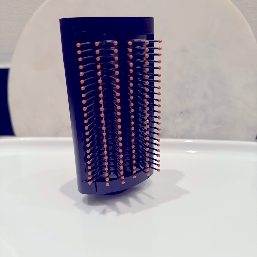 Dyson HS01 Air Wrap Hair Styler Soft Smoothing Brush - Dark Blue & Copper